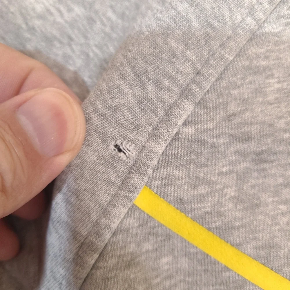 Nike Sweatshirt Jacket‎ Womens Large Gray Pinwheel Colorful Snap Button